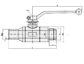 Шаровые краны для Врезки под Давлением Полный проход BBF/KSF-V-HS DN 20-100